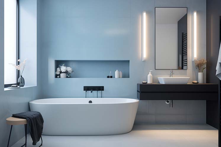 Salle de bain moderne